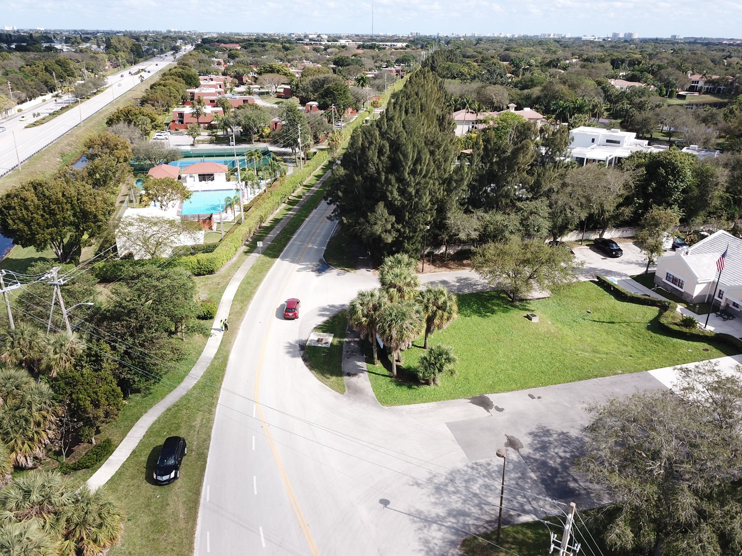 aerial view of germantown road
